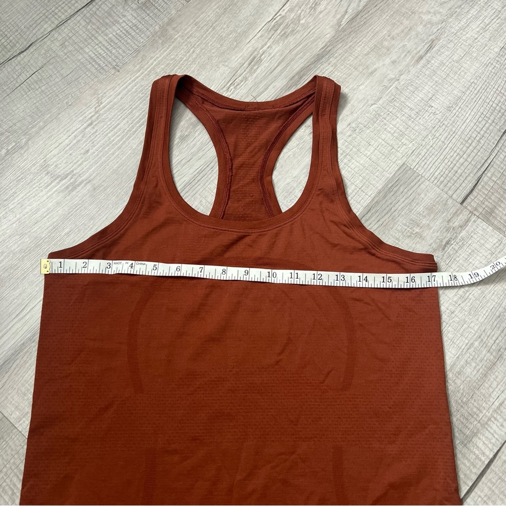 LULULEMON Swiftly Tech Racerback Tank Top
Dark Terracotta Size 8 - Picture 7 of 9